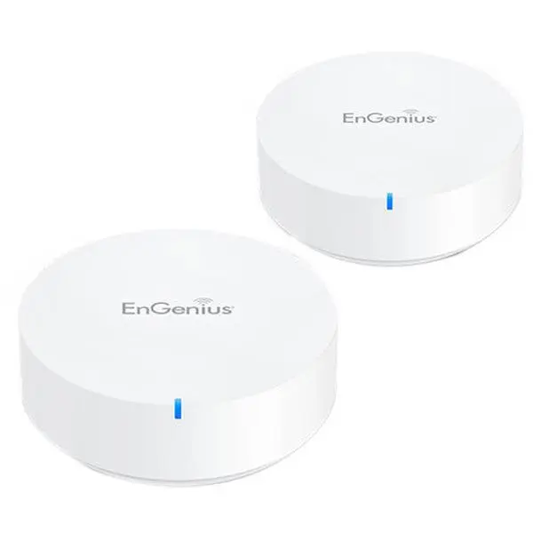 EnGenius AC1300 Whole Home Mesh WiFi System – Dual Band, Up to 3000 Sq. Ft. Coverage (2-Pack ESR530)