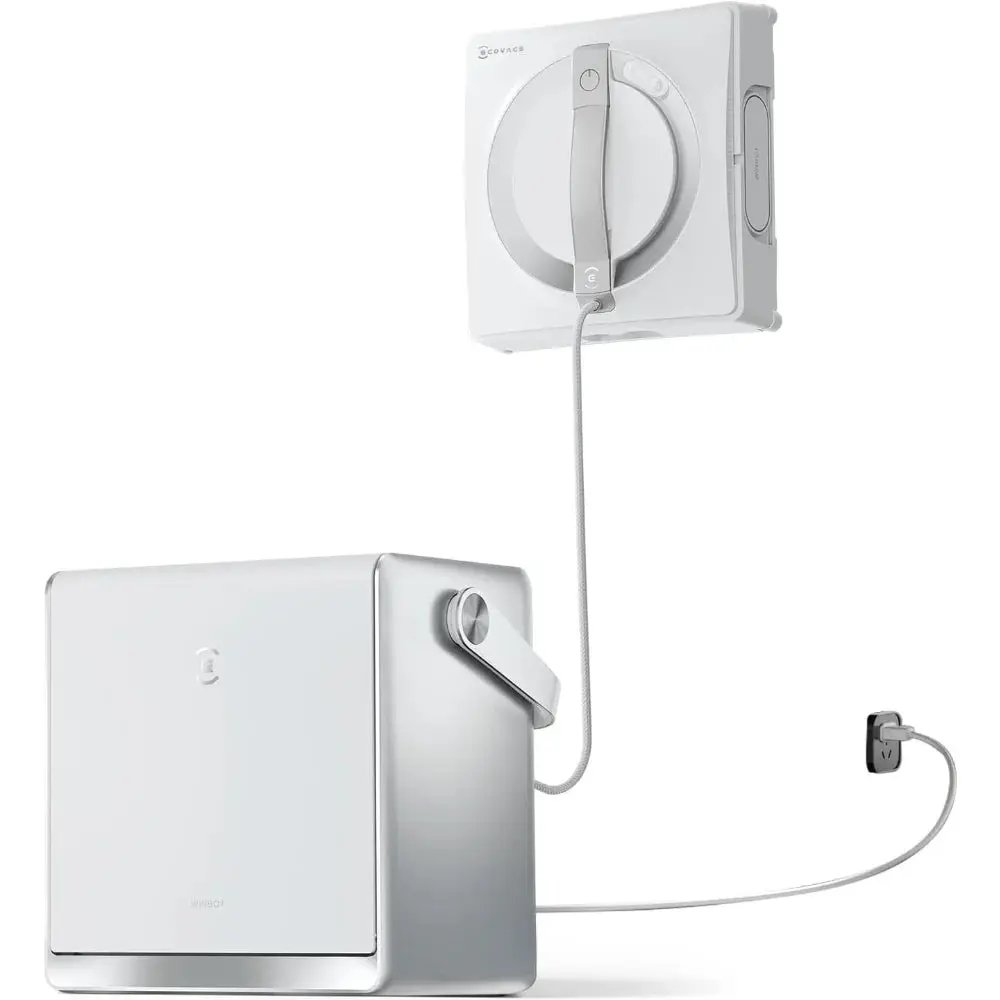 Portable Window Cleaning Robot with Multi-Functional Station – Smart Automatic Glass Cleaner for Streak-Free Windows