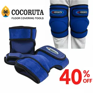 Bontool Coco Ruta Knee Pads Heavy Duty Work Knee Pads for Construction – Thick Foam Protection for Flooring, Tile & Concrete Work