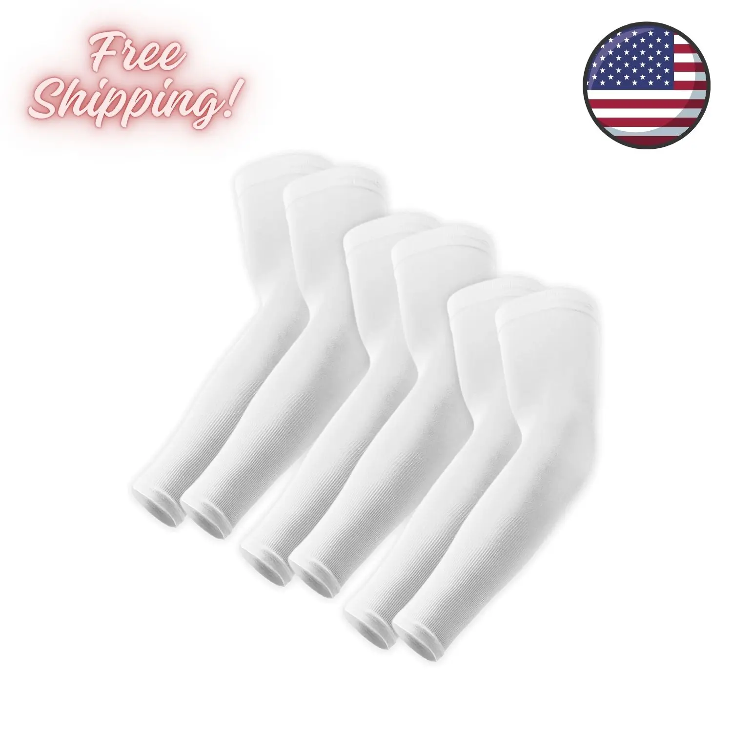 UV Sun Sleeves for Men & Women, Cooling Arm Sleeves Sun Protection