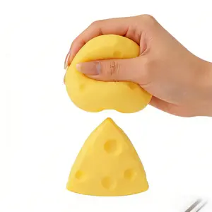 Adorable Moldable Cheese Squishy Perfect for Anxiety & ADHD Relief