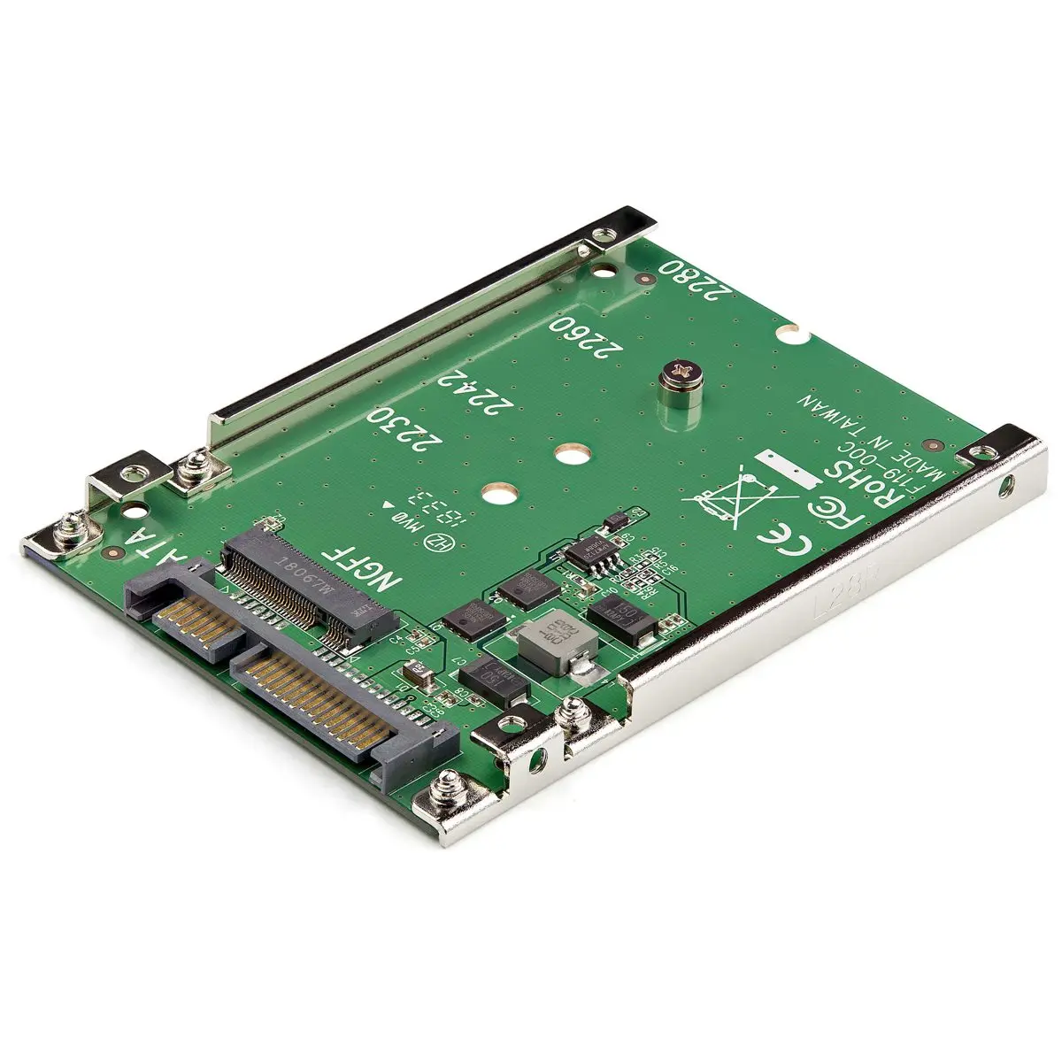 StarTech M.2 NGFF SSD to 2.5" SATA Adapter Converter, Computer Accessories