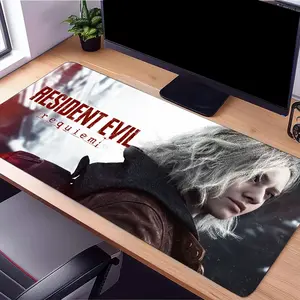 R-Resident Game Mouse Pad, Keyboard Mat, E-Evil Requiem Gaming Desk Mat, Resident Evil Video Game Playmat For Computer Accessories, Gift For Gamers