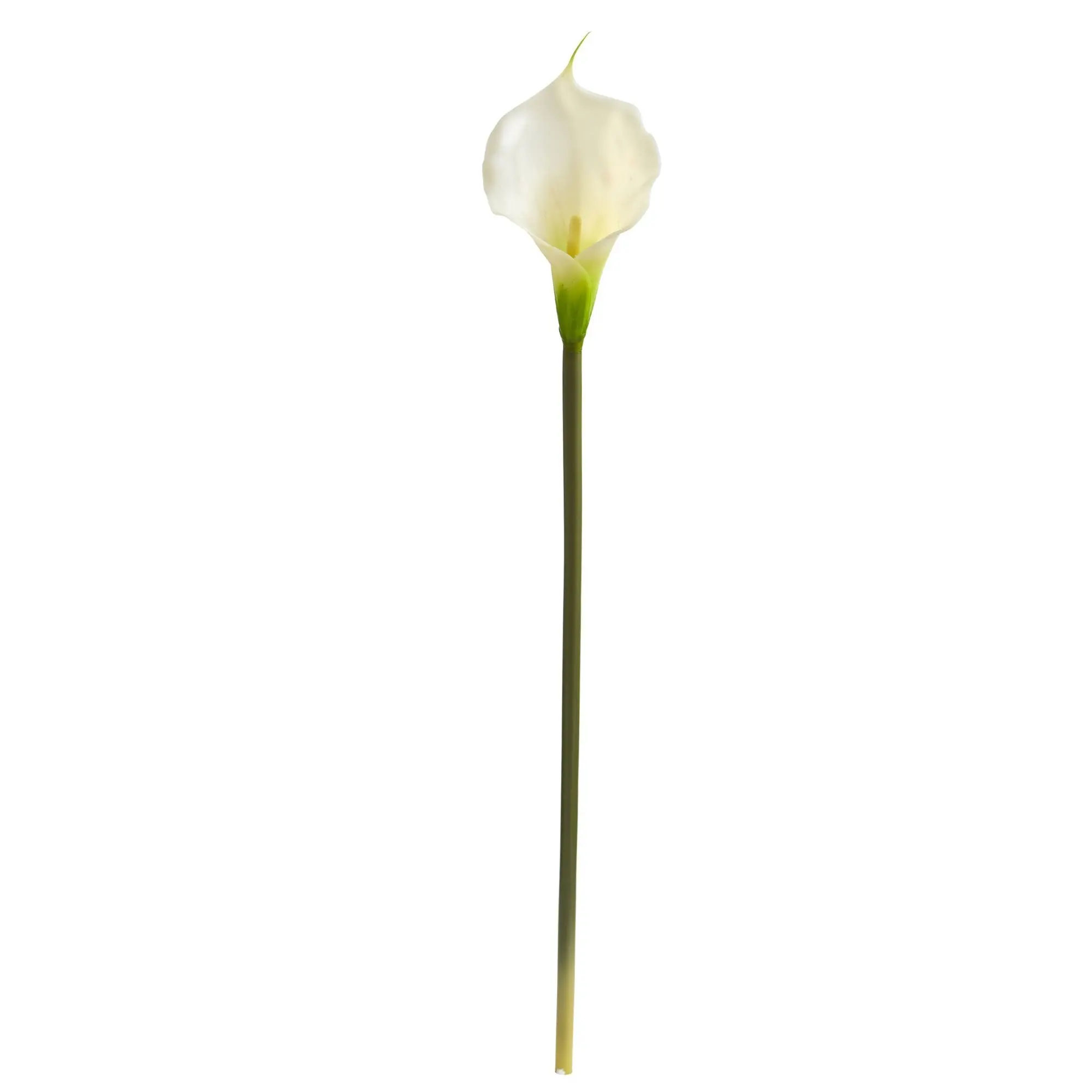 12-Pack 28” Artificial Silk Calla Lily Flowers - Single Small Bloom Decorative Plants, Minimalist Table Ornaments for Home Decor