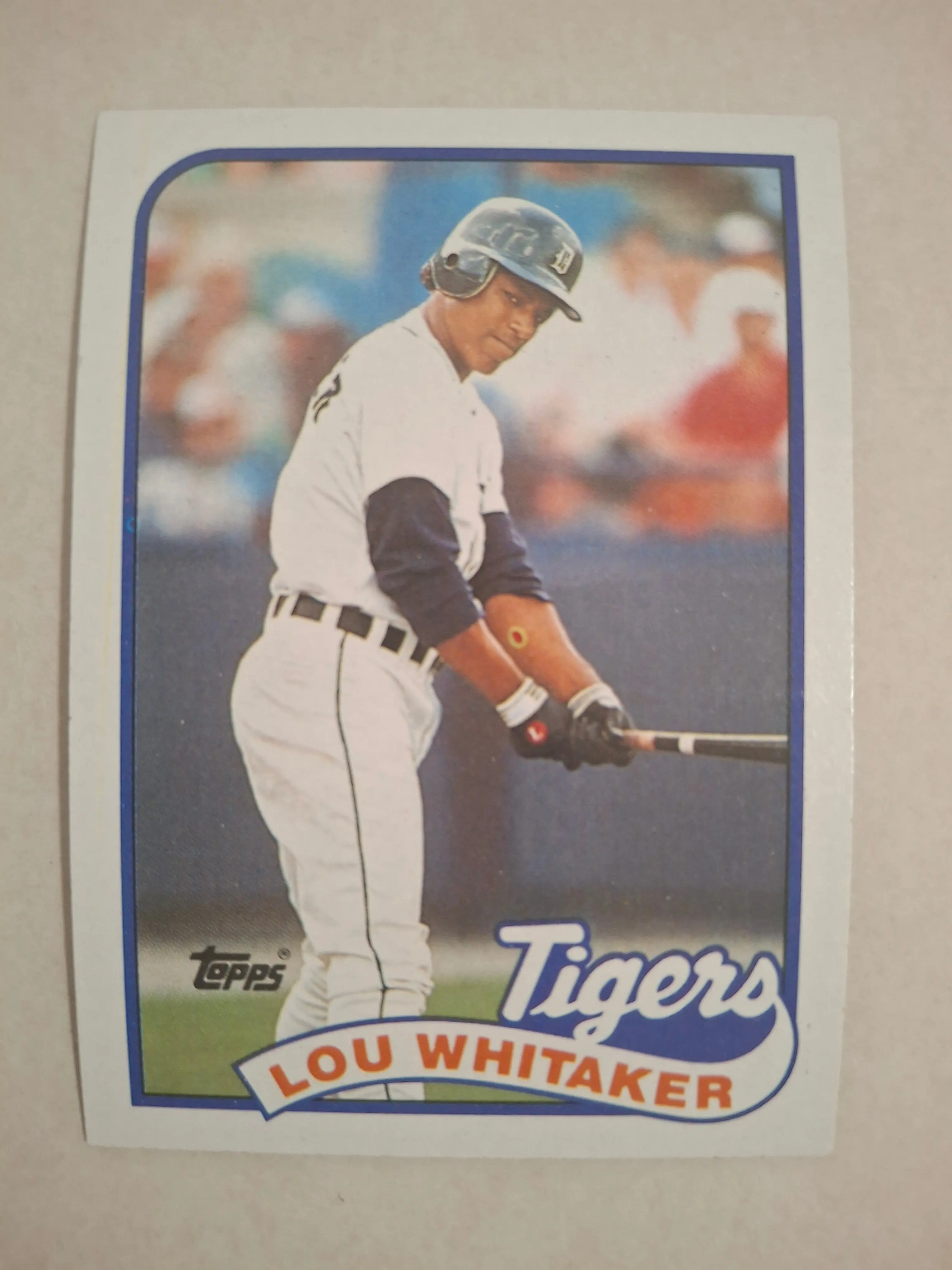 Lou Whitaker 1989 TOPPS Baseball Card