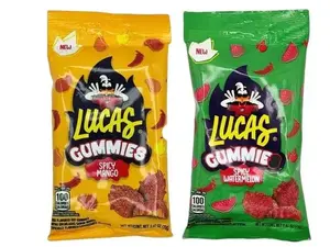 LUCAS CHEWY GUMMIES SPICY WATERMELON OR MANGO