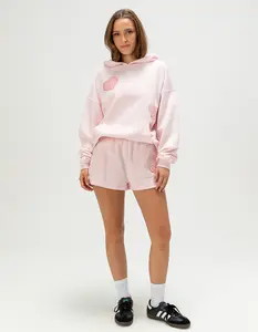 FULL TILT Heart Applique Womens Sweat Shorts