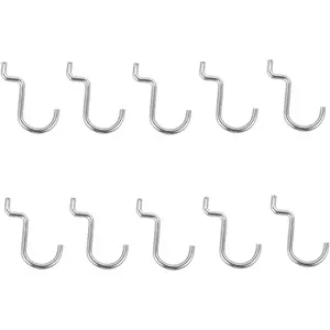 10 count Metal Pegboard Hook, Wall Display Hammer Punches  Tool Organizer Pegboard Garage Shop Storage Plier Holder  Hanger Peg Hook