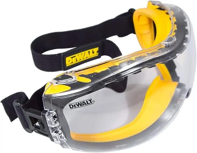 Dewalt DPG82 Concealer Anti-Fog Dual Mold Safety Goggles - 1 Pair (Home Improvement, Work Safety Eye Protection Equipment)