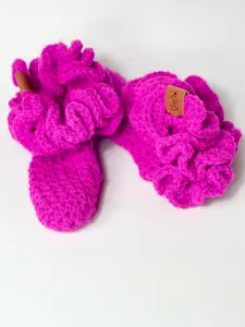 Handmade Crochet Ruffle Socks