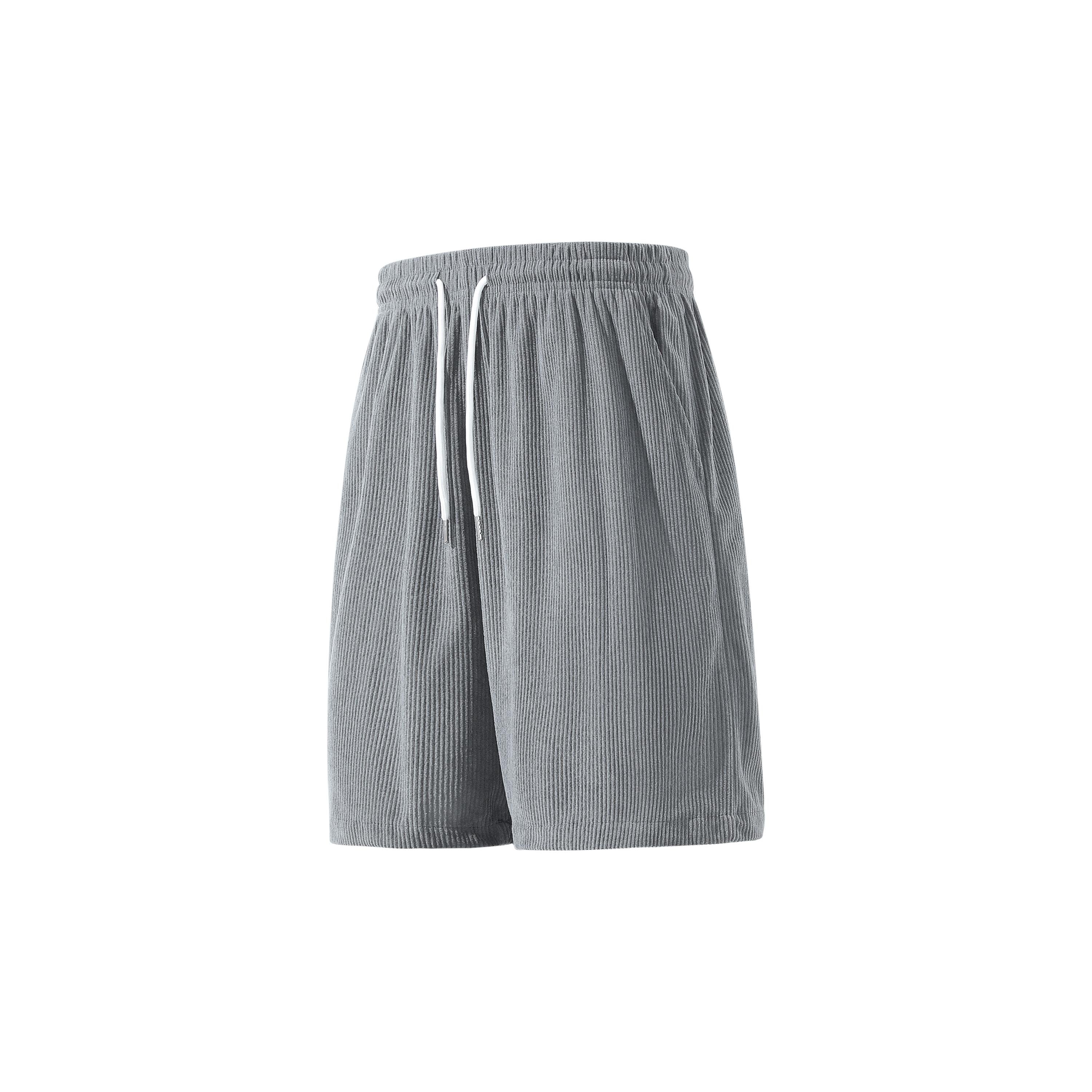 Corduroy Men’s Sports Shorts, Summer Loose Casual Mid-Length Shorts