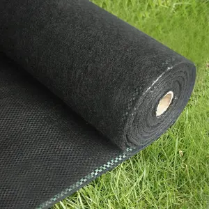 [Deals For You] 3FTx100FT Weed Barrier Fabric 5oz Premium Garden Landscape Fabric Heavy Duty Easy Setup Ground Cover for Yard Garden Flower Bed Outdoor Project Black High Density Polypropylene Material - Vegetable Patch with Supplier Warranty