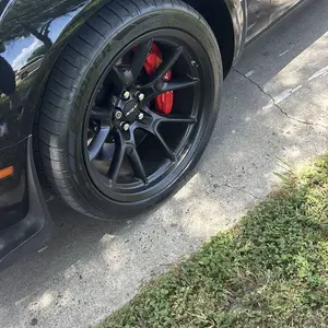 4pcs 63mm / 2.5-Inch Slant Wheel Center Caps, Automotive Car Accessories, Compatible with Dodge SRT Series