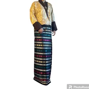 Kira, is the traditional dress for woman in Bhutan. Womenswear.!