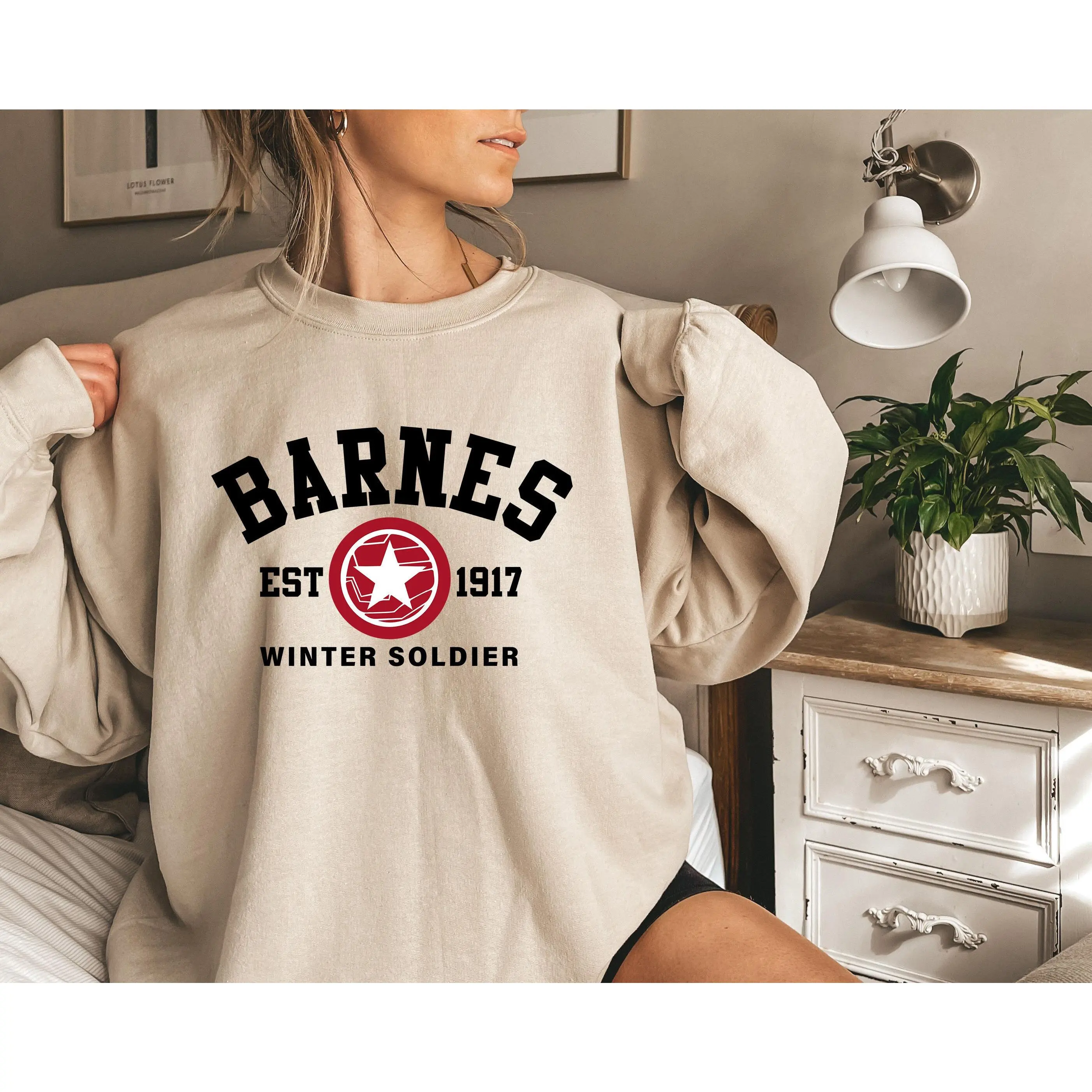 Barnes Sweatshirt, Barnes 1917 Sweatshirt, Bucky Barnes, Winter soldier Sweatshirt, Avengers Sweatshirt, Superhero Sweatshirt