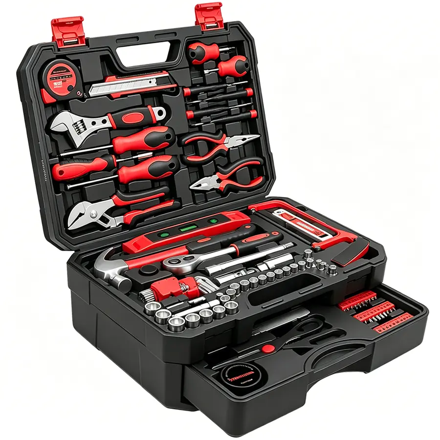 【DealsForYouDays】321 Pieces Home Repair Tool Kit, General Home/Auto Repair Tool Set, Toolbox Storage Case with Drawer, General Household Tool Kit - Perfect for Homeowner, Diyer, Handyman