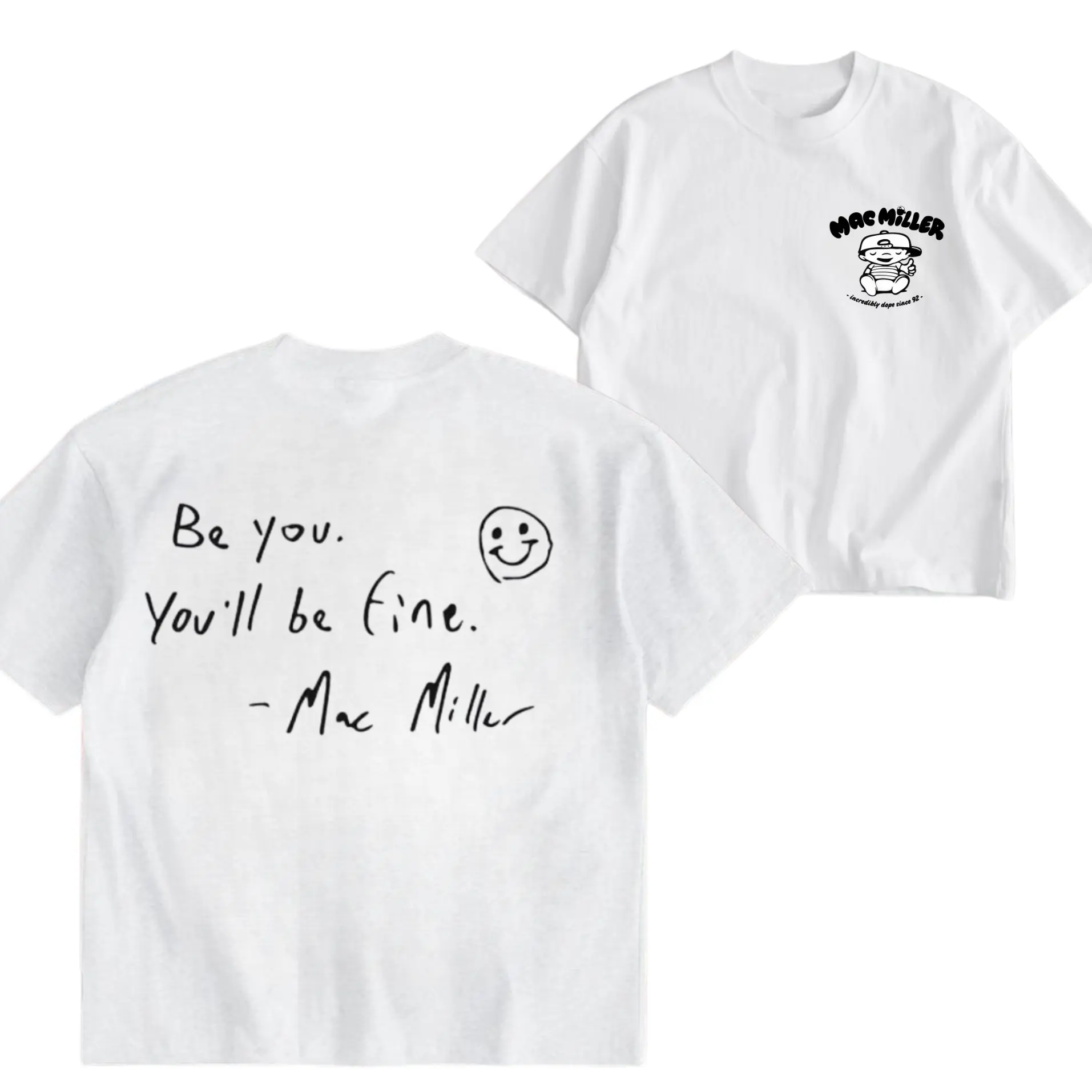 Be You, You'll Be Fine, Vintage Graphic Rap Tee, Unisex Hip Hop Outfit, Gift For Fans All Seasons
