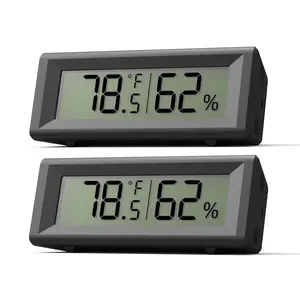 Small Digital Hygrometer, Humidity Meter, Indoor Thermometer, Room Temperature and Humidity , Gauge with Accurate Sensor, for House, ,  Room, Greenhouse, Humidor, Incubator, Reptiles
