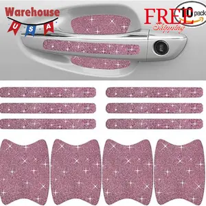 10PCS Bling Car Door Handle Anti-Scratch Sticker