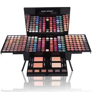 180 Color Makeup Palette Set, Multi-functional Cosmetic Set, 1 Set Eye Shadow Palette & Blush & Highlighter Palette, Professional Facial Makeup Set for Women, Makeup Sets for Beginners