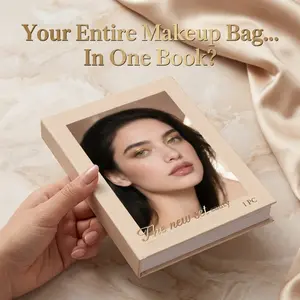 Magazine-Style Full Makeup Set, Cosmetics Kit, 24-Color Eyeshadow Palette, Multicolor Lip Gloss, Highlighter, Blush & Contouring Kit, Long-Lasting Finish, Face Makeup Sets, Makeup Kits book glow seeker