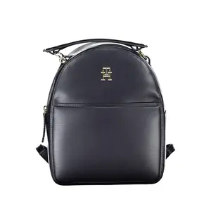 Tommy Hilfiger Blue Polyurethane Backpack