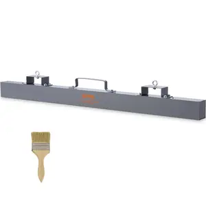 VEVOR Hanging Magnetic Sweeper, TikTokShopBlackFriday, 48 inch Magnet Sweeper, 80 LBS Magnetic Forklift Sweeper Industrial Magnets Steel Material Hunting Accessories for Picking Up Nails, Bolts, Iron Chips