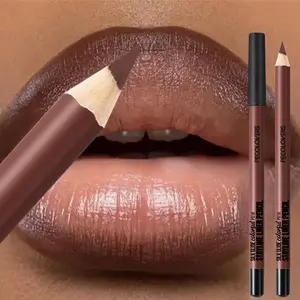 1PC Velvet Matte Lip Liner, Long-lasting Moisturizing and Waterproof Formula, Perfectly Outlines and Fills Lips, Anti-smudge, Non-stick Cup, Durable, Pencil Texture, Suitable for Daily Makeup, Hydrate