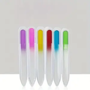 Crystal Nail File - Double sided, washable scab and dead skin remover, portable, suitable for home and salon use, skin scrub | stylish gradient design | washable foot file