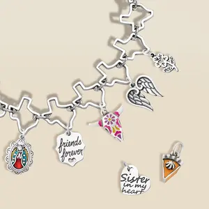 JA Jewelry Single Pendant with Multiple Elements Cute and Fun Design Fashionable & Exquisite DIY Bracelets or Necklaces Perfect Gift for Family Loved Ones and Friends