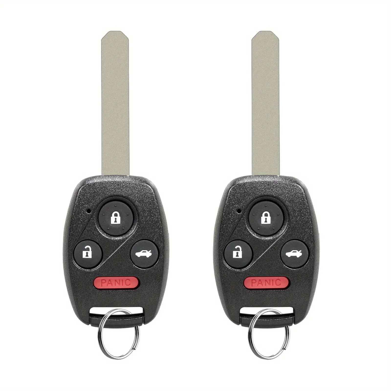 Car Key Fob Key Fob Replacement Key Fob Shell 2Pcs 314MHz Remote Car Key Fob 3+1 Buttons PCF7936 Chip for Honda Accord CR-V OUCG8D-380H-A - Fixes Unresponsive Panic Buttons, Restores Keyless Entry Range, Cuts Expensive Dealership Programming Fees