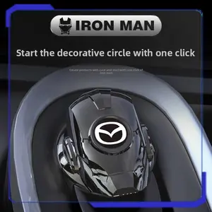 One-button start protective cover start/stop button trim Sticker For Cars For Mazda 2 3 5 6 M5 Ms CX-4 CX-5 CX6 M3 M6 MX3 MX5 Car Accessories