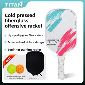 Fiberglass Peak Racket Entertainment Competition PP Honeycomb Core Training Pike Ball Single Racket Set