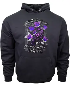 Women's "Raven" Cool Grey Unisex Hoodie