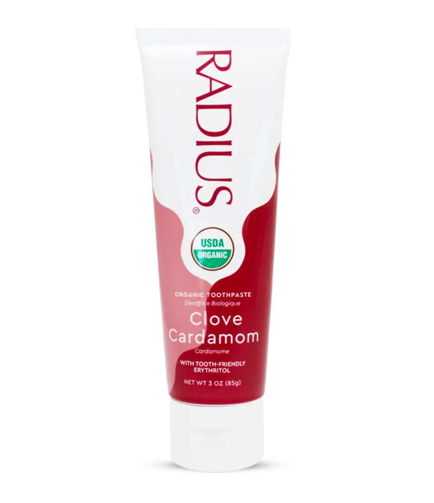 RADIUS USDA Organic Clove Cardamom Toothpaste RADIUS USDA Organic Clove Cardamom Toothpaste