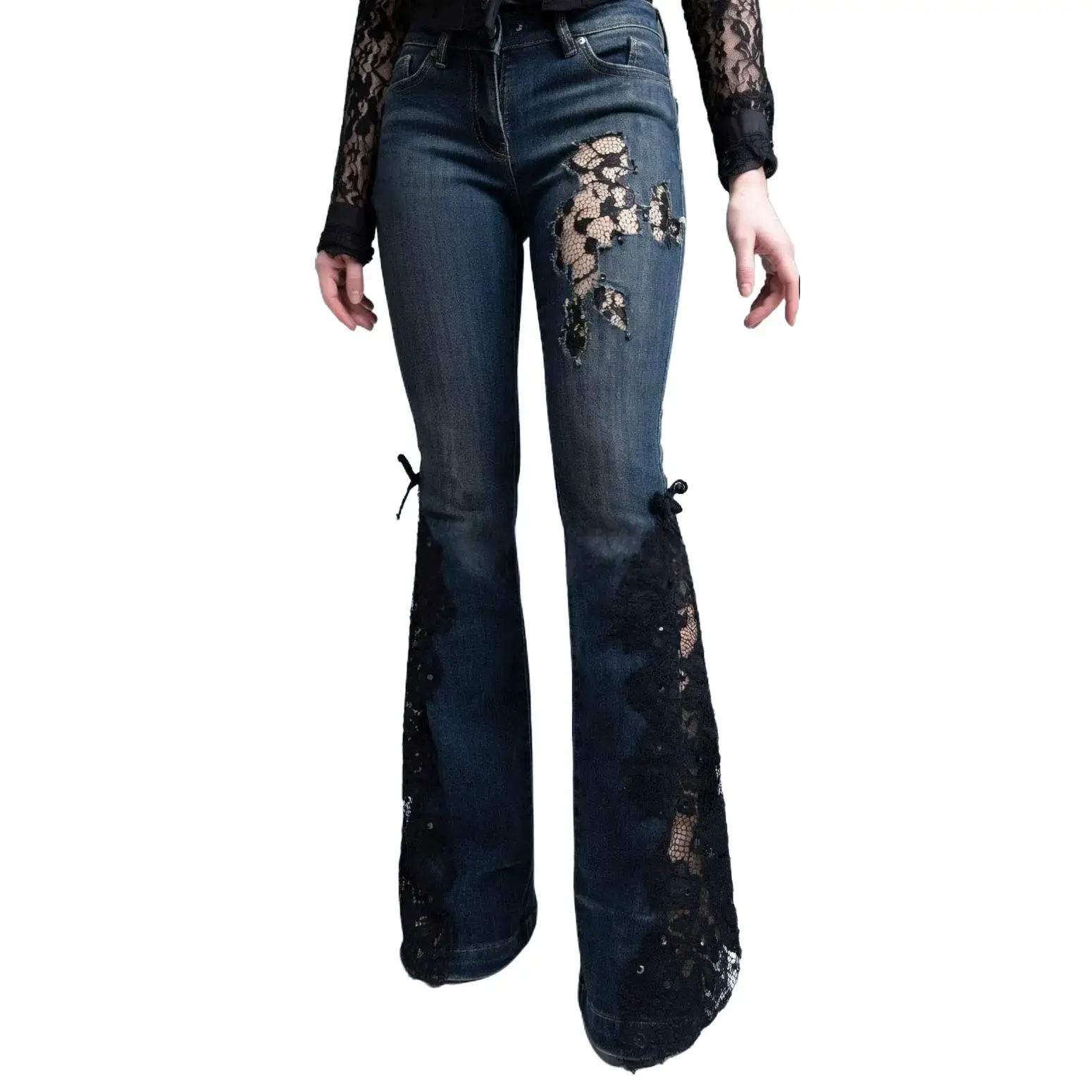 embroidered jeans kit - TikTok Shop