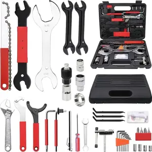44pcs/set, Professional Bicycle Repair Tool Kit, High-quality Bicycle Repair Tool Set For Mountain Bikes And Road Bikes (black Storage Box)