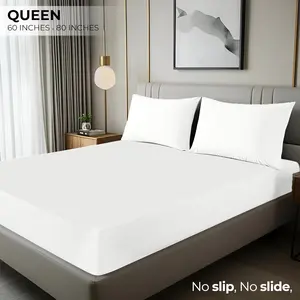 Premium Brushed Microfiber Fitted Sheet | Up To 15 Inches Deep Queen Fitted Sheet - Bottom Sheet - Deep Pocket - Soft Microfiber - Shrinkage and Fade Resistant - Easy Care -1 Fitted Sheet Only tiktokshopspringglowup