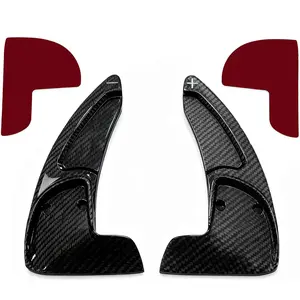 Steering Wheel Shift Paddle Extended Shifter Trim Cover for Dodge Challenger Charger Durango RT & Scat Pack 2015-2024, for Jeep Grand Cherokee 2014-2021 (Carbon Fiber Color)