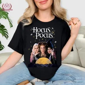 Hocus Pocus Sanderson Sisters T-Shirt, Vintage Witch Movie Tee, Spooky Halloween Unisex Shirt for Fans
