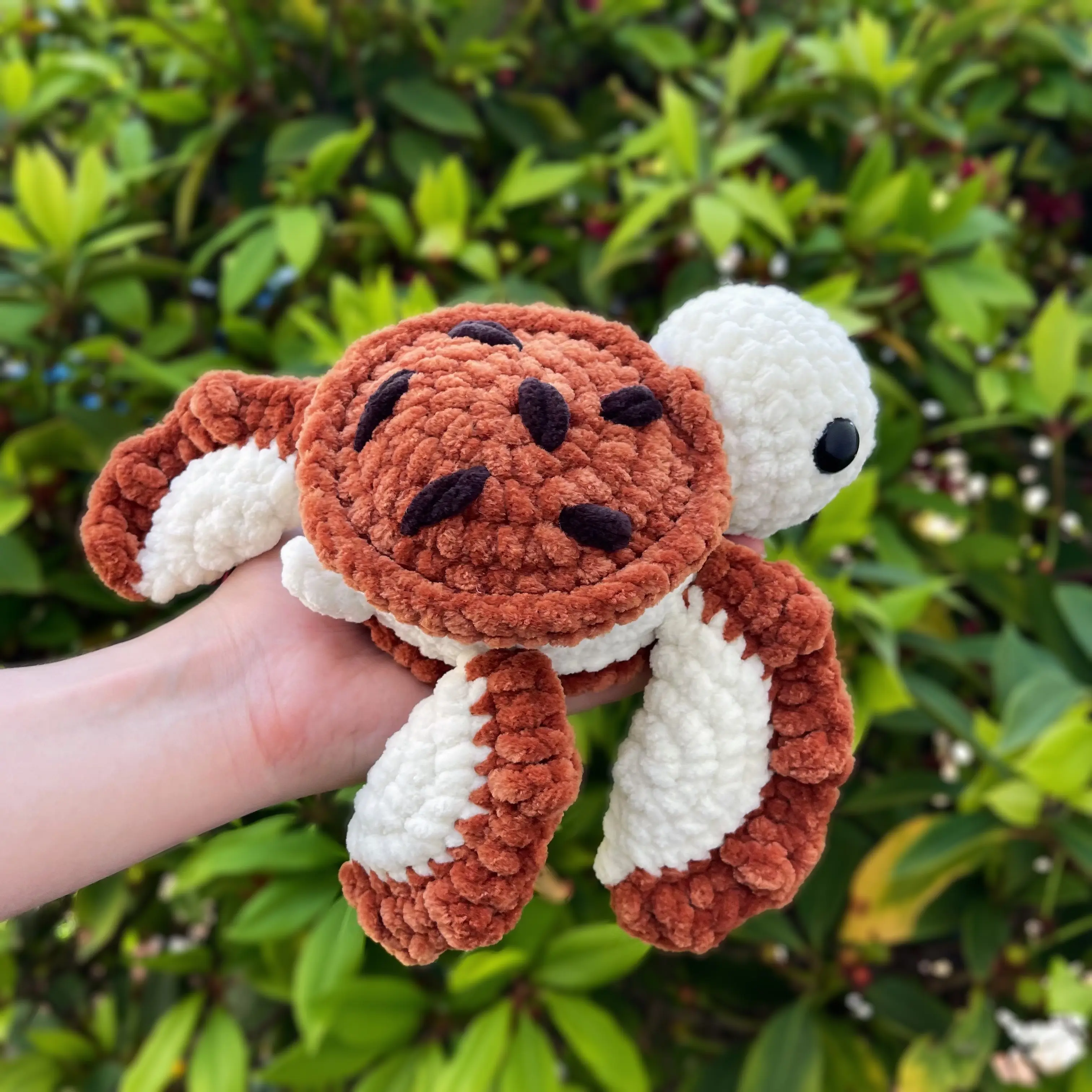 Handmade Crochet Ice Cream Cookie Turtle Plushie