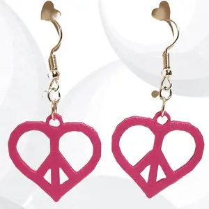 Peace Earrings - 5 Variations, Lightweight Design