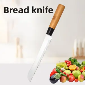 Toast Saw, Bread Knife, Serrated Knife, Cutting Knife, Stainless Steel Baking Knife, Cake Cutting Knife（8-inch ） Compact Folding Grip Knife