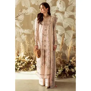 Lawn Pink Embroidered Suit