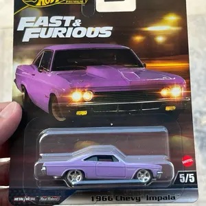 Purple 1966 Chevy impala Fast and Furious Diecast car 1:64 scale