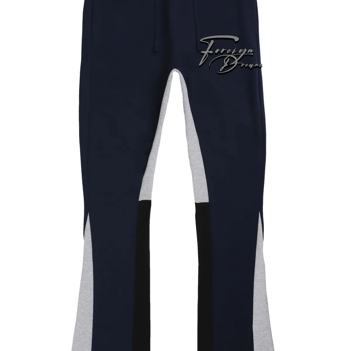 Foreign Dreams Flared Jogger - Navy