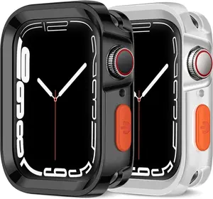Rugged Case For Apple Watch Series 10/9/8/7/6/5/4/SE/Ultra TPU Shockproof Bumper