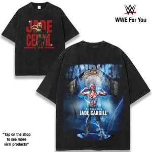 Jade Cargill Power Legacy Tee – A career built on dominance, discipline, and elite presence, Jade Cargill rises as a true icon in WWE, perfect for fans who respect strength and bold identity graphic