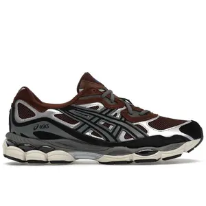 ASICS Men's Gel-NYC Reddish Brown Steeple Grey Running Shoes, from StockX