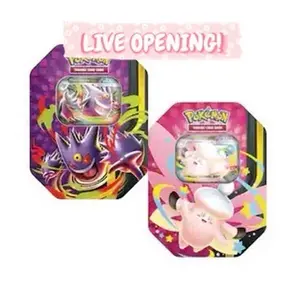 Pokemon Gengar or Clefable Tin [LIVE OPENING]